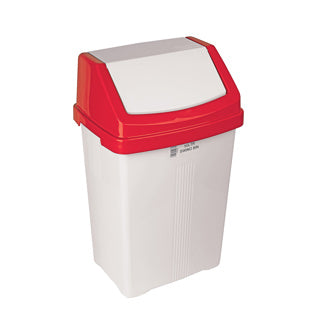 Swing Bin 45/50ltr RED