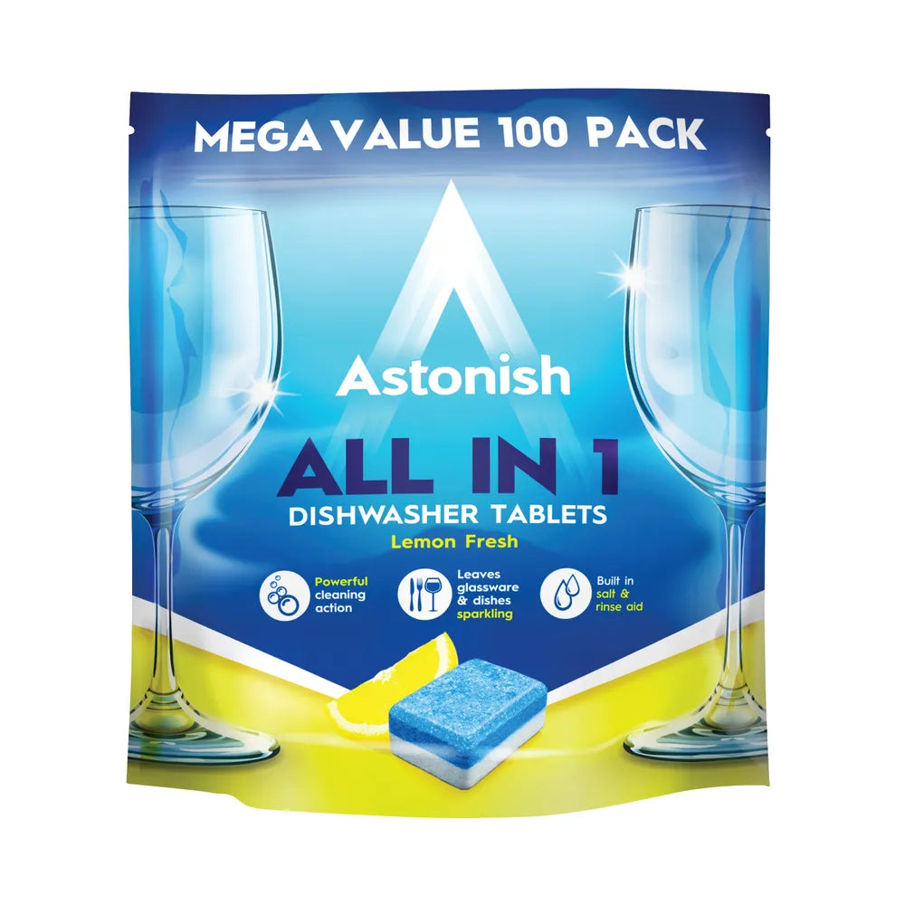Astonish Dishwasher Tablets 100 Pack