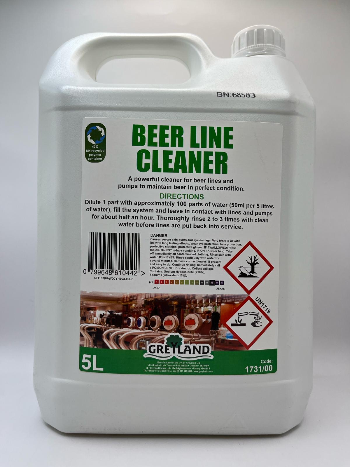 Greyland (Clear) Beerline Cleaner 1x5ltr