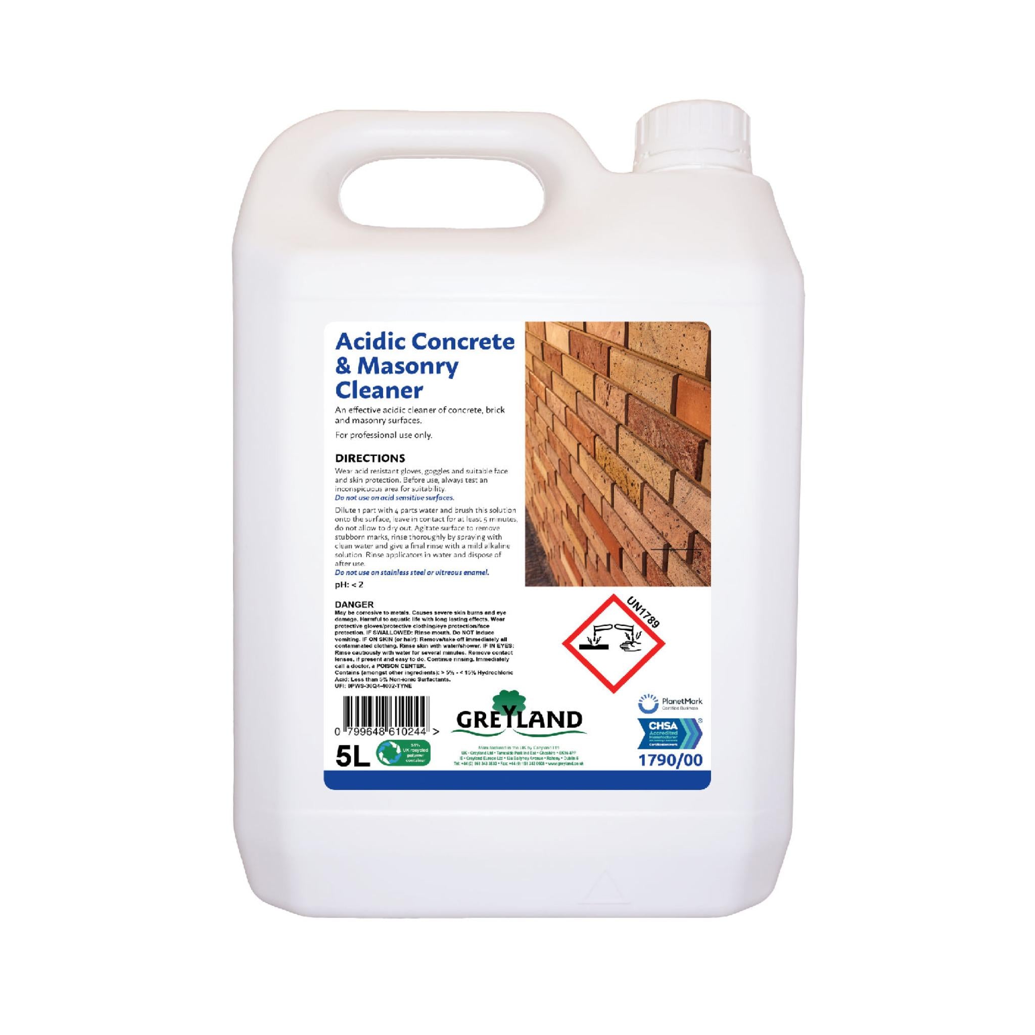 Greyland Acidic Concrete & Masonry Cleaner