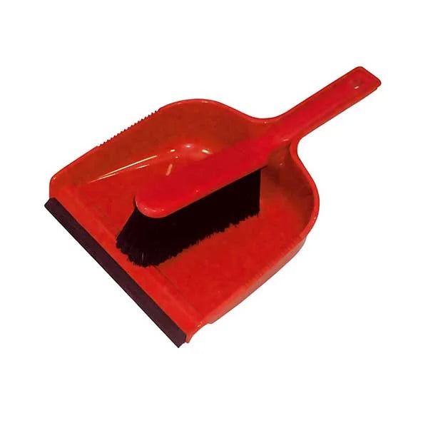 Dustpan & Brush - Red
