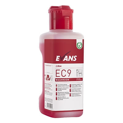 EVANS EC9 Washroom Bactericidal Cleaner 4 x 1 litre