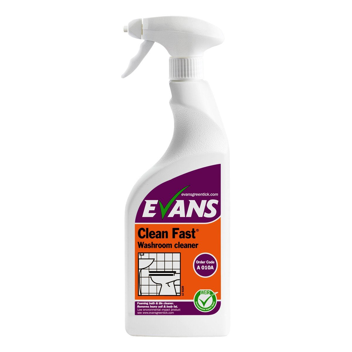 Evans Clean Fast Ready to Use - 750ml