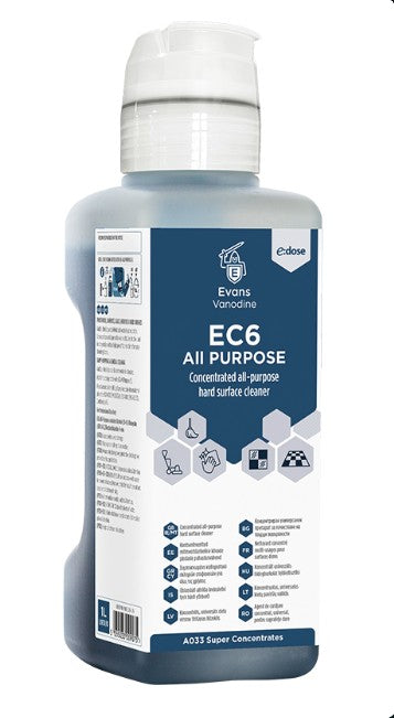 EVANS EC6 All Purpose Cleaner - 4 x 1 Litre