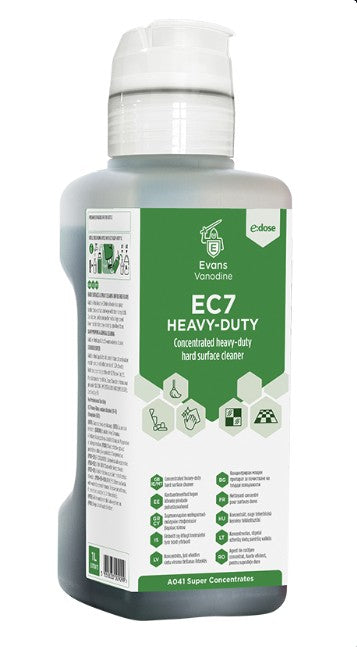 EVANS EC7 Heavy Duty Cleaner - 4 x 1 Litre