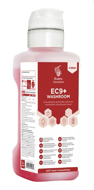 EVANS EC9 Washroom - 4 x 1 Litre