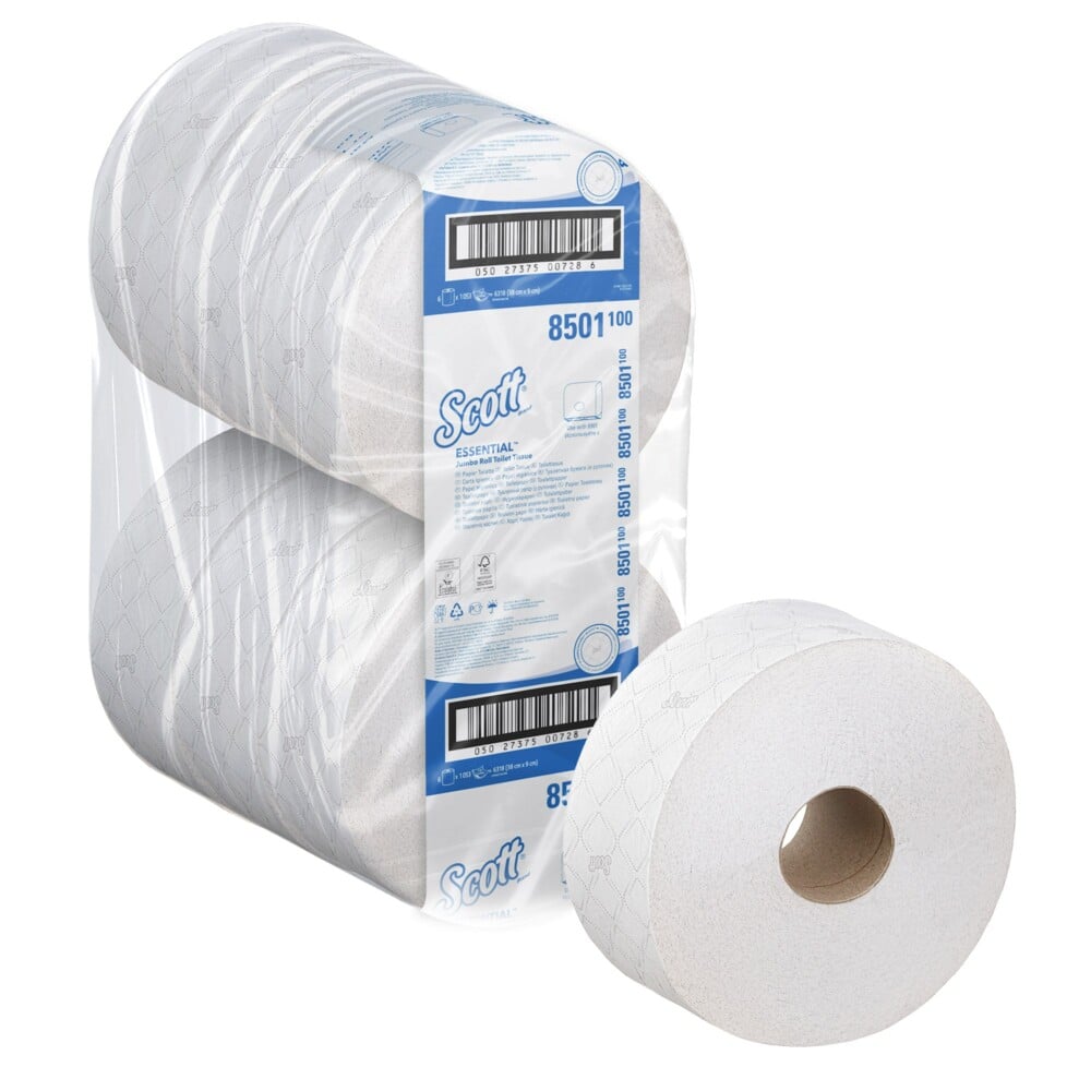KC8501 Scott Jumbo Toilet Tissue Roll White 2ply