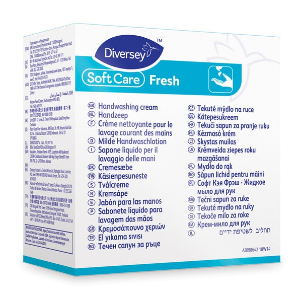 Diversey Soft Care Fresh H1 - Case of 6 x 800ml