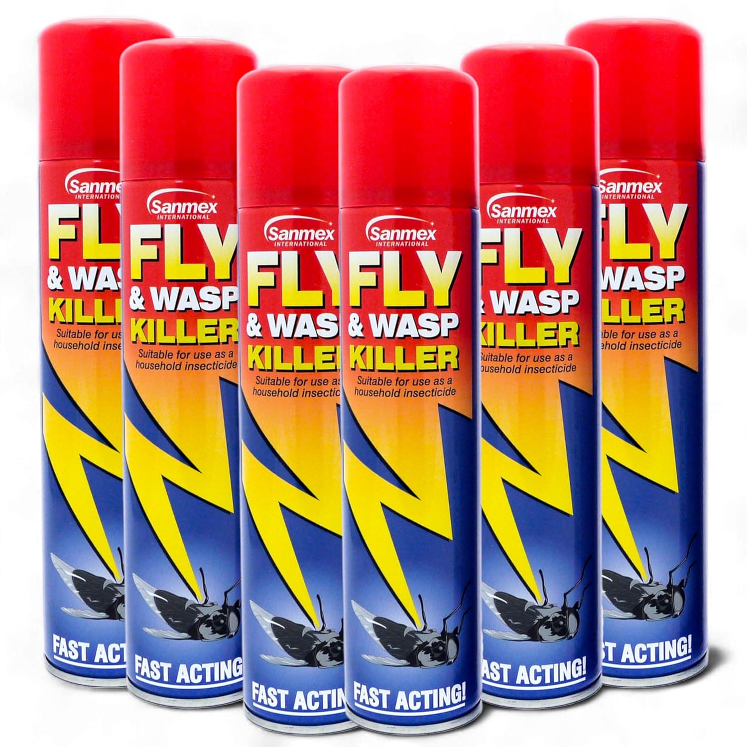 Fly & Wasp Killer 300ml x 6